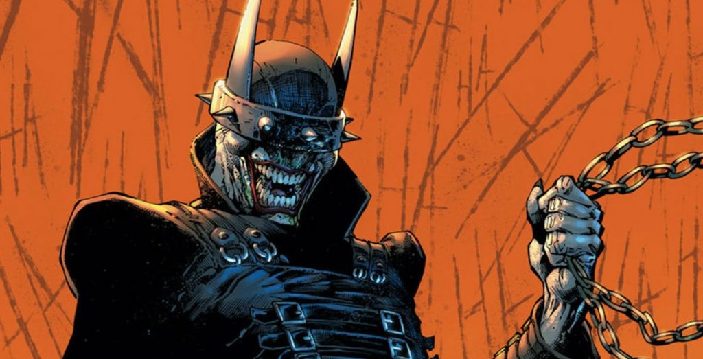 Justice League Batman che Ride Batman Who Laughs